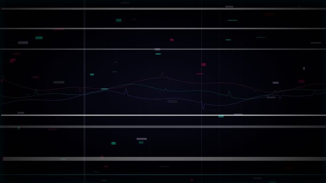 Glitch Interference Digital Noise Background