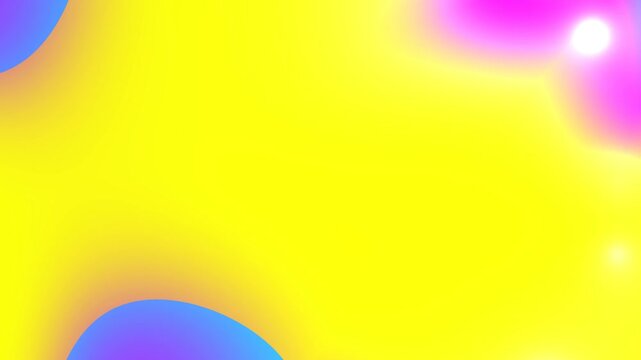Bright yellow abstract gradient animation with smooth blending and vibrant motion creating energetic background.