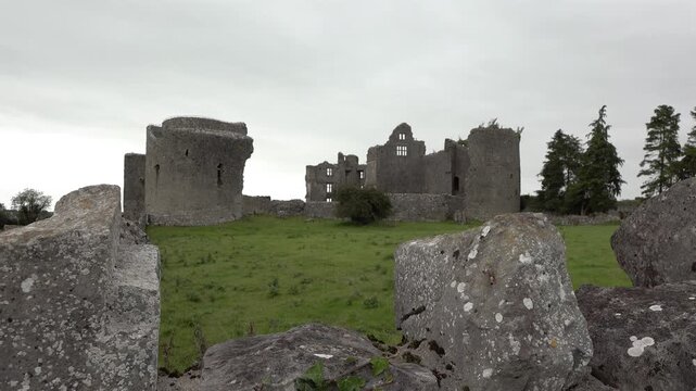 Roscommon castle in the Republic of Ireland