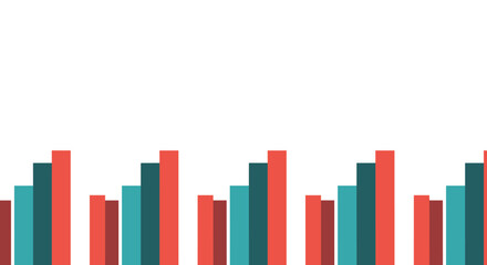 Flat minimalist illustration of corporate revenue consistency b © Artbibun