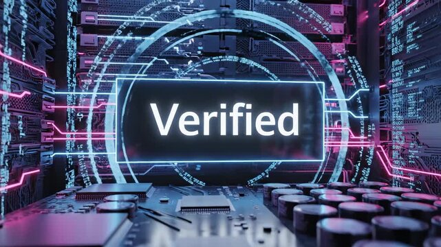 Cyber verification in server room