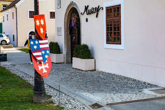 March 15, 2026, Samobor, Croatia - Medieval fair and knightly battles near the historic town of Samobor