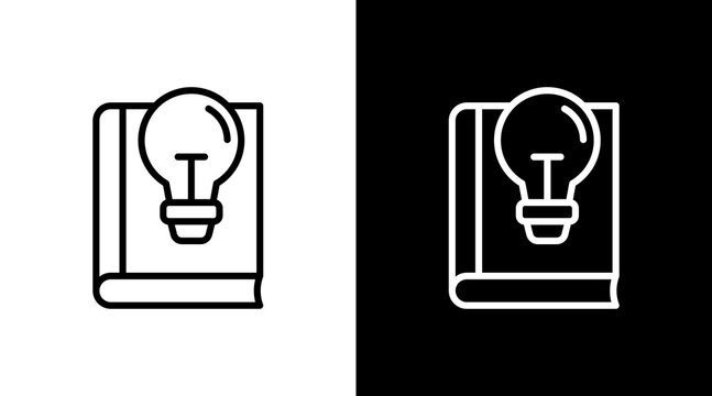 Knowledge Base White Icon Set Design