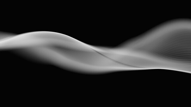 Audio white waveform digital background. Abstract music waves equalizer. Futuristic sound wave visualization. AI synthetic voice technology. Tune print. Distorted frequencies.