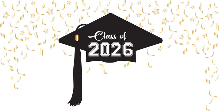 Graduation Cap Border