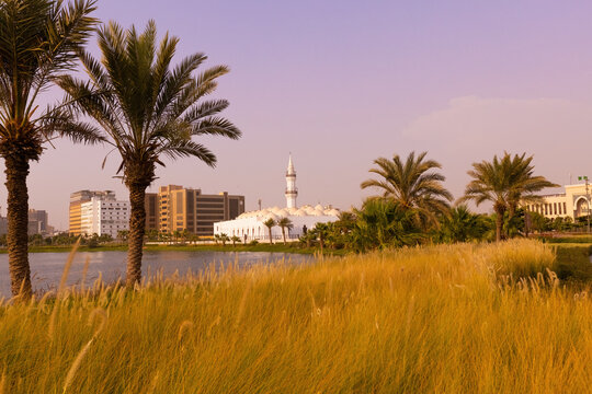 Jaffali Mosque near the lake in Jeddah Al Balad area Saudi Arabia