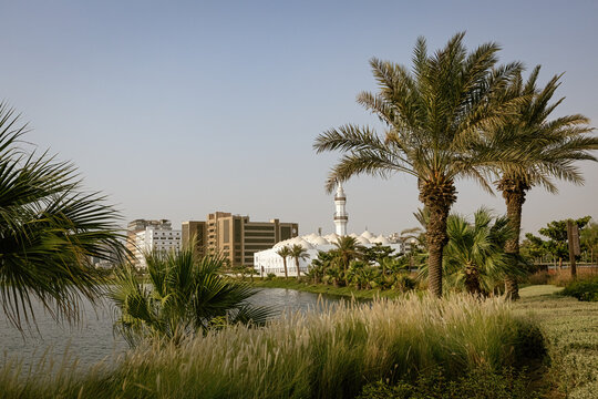 Jaffali Mosque near the lake in Jeddah Al Balad area Saudi Arabia