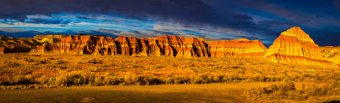 Red Rock Mountains at Sunrise in Kanab Utah