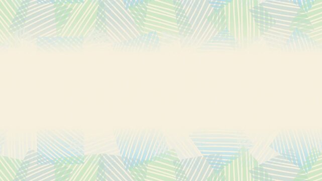 手描きストライプの抽象的な四角パターン ループアニメーション背景