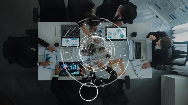 Net zero and sustainability concepts with environmental balance, digital sustainability icons, green energy goals, and eco-conscious digital business transformation for the future. Funnel