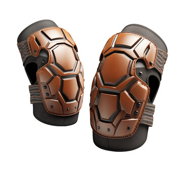 brown tactical knee pads png