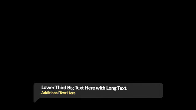 Broadcast Motion Shapes Lower Third 1 &ndash; Dynamic Abstract Shapes Animation, Modern TV Graphics Elements for Promo, Lower Thirds, Transitions and Broadcast Design