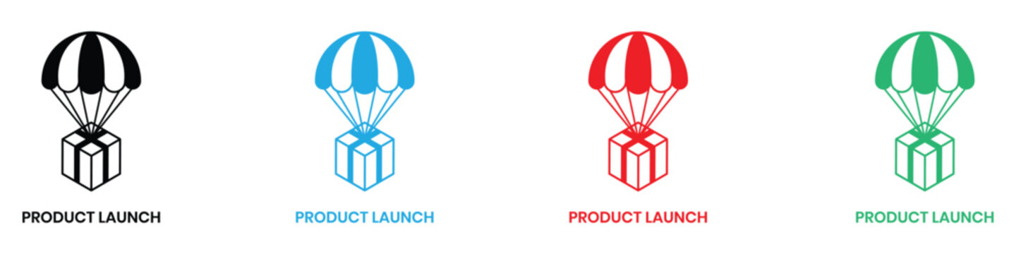 3d hot air balloons launching at product unveiling event with smoke trails