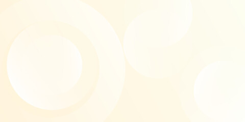 Fototapeta premium Minimalist banner background, yellow grdation soft colorf,circle effect style,memphis,vector eps 10.