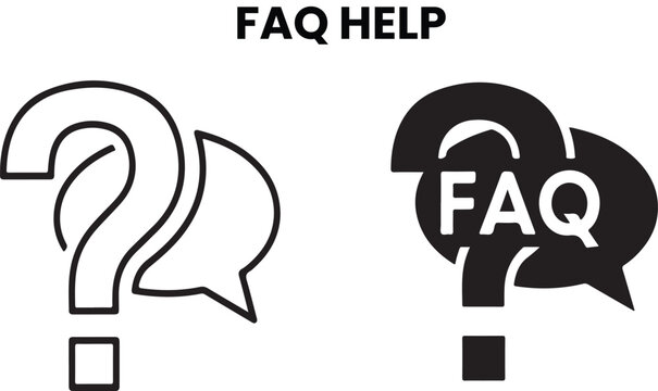 Faq help icons and optional version symbols