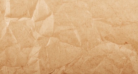 Obraz premium Closeup of natural recycled paper texture featuring shiny wrinkles and white art light tone with copy space