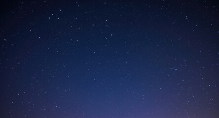 Fototapeta premium Silent evening sky adorned with countless bright stars