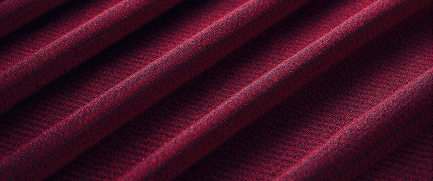 Machine intelligence produced fabric design showing a layered red and blue plaid effect