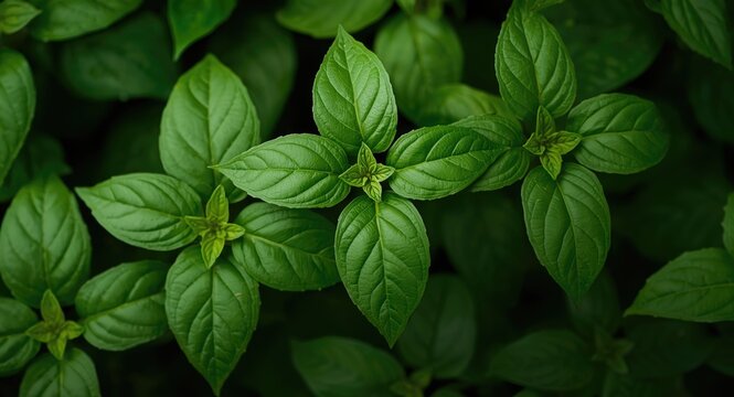 Holy basil foliage for devotional ceremonies and natural health care