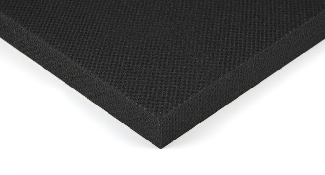 Black polyethylene foam sheet for packaging with shock proof bubble structure