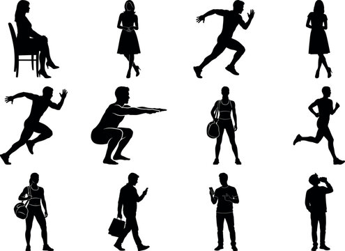 Isolated on transparent background a black and white image of nothingness