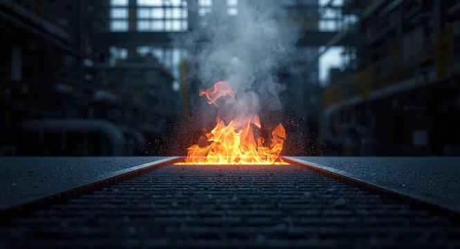 Operational coal boiler grate with intense fire and urea injection to minimize nitrogen oxide output