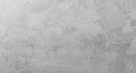 Fototapeta premium Smooth polished concrete wall in gray with scratch texture as background