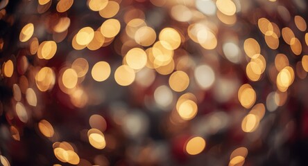 Fototapeta premium Holiday celebration background featuring selective focus and copy space for adding text