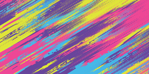 Grunge design of modern jersey colors and patterns, abstract colorful lines sublimation, sports background, cheering, running, cycling, basketball, netball, event, team, vector illustration. eps 10 © Samsul