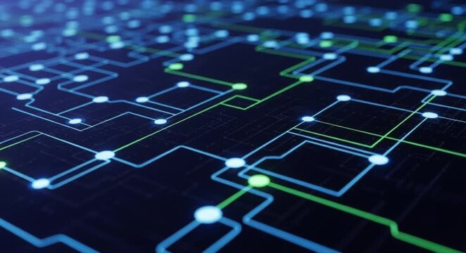 Circuit Board Technology Design Illustration