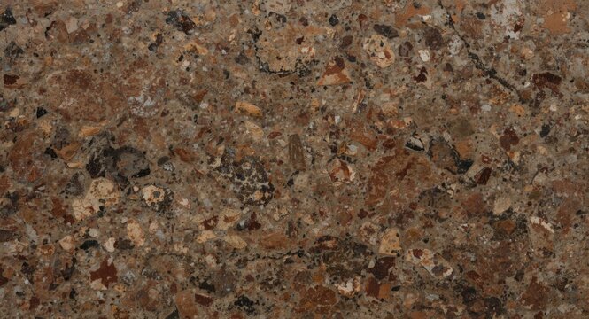 Natural rough stone brown granite with rustic matt finish high resolution background