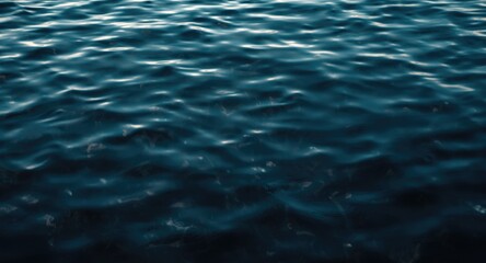 Obraz premium Ripples on dark seawater creating beautiful natural abstract textured reflections
