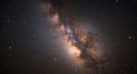 Fototapeta premium Mesmerizing Milky Way set against a vast and endless galaxy scene