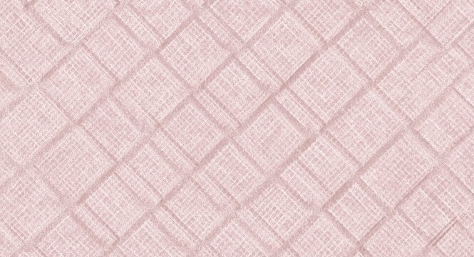 Interlocking pattern on light pink textile surface for design background
