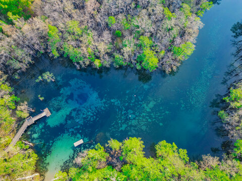 Aerial of Morrison Springs