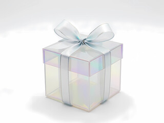 Obraz premium gift box isolated on white
