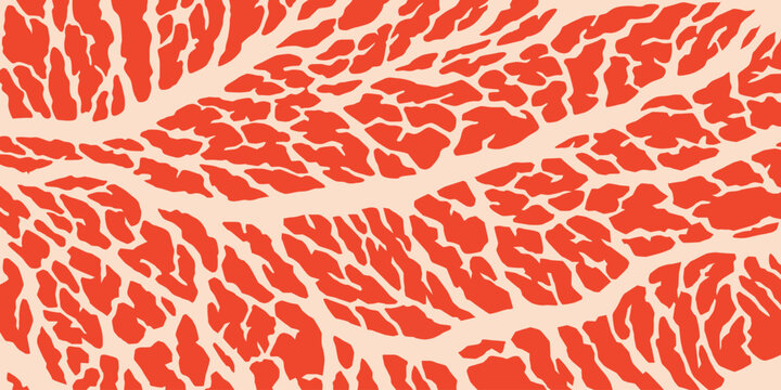 Vector meat background or pattern collection. Beef, pork and lamb meat textures Vector illustration