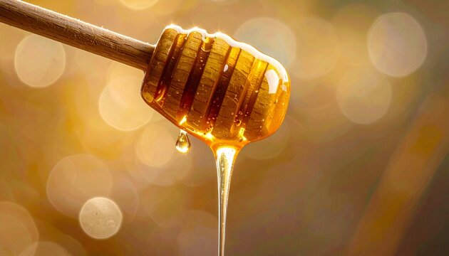 melted honey background