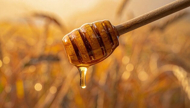 melted honey background