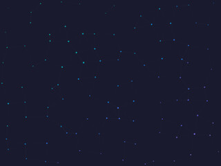Fototapeta premium Connected Dots Plexus Mesh Digital Vector Pattern