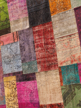 Carpet Patches, colorful  floor rugs coverings