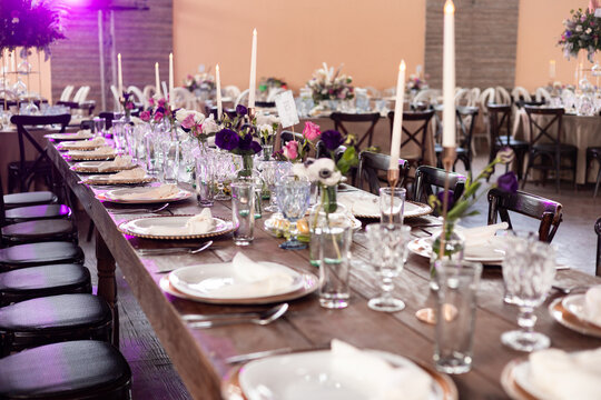 DECORACI&Oacute;N MESA DE BODA 