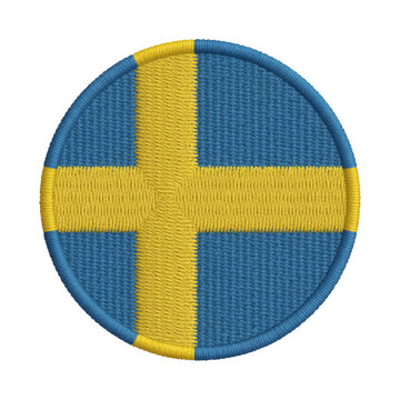 Celebrate Swedish pride with this charming embroidered flag patch, perfect for travel souvenirs, patriotic themes and cultural events