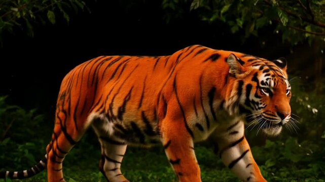 Tiger Stealth Hunt in Jungle