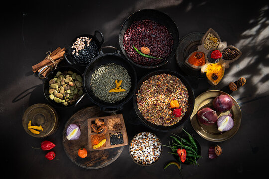 Lentils and spices - Vegan 