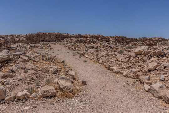 Ruins at Umm ar-Rasas site in Jordan