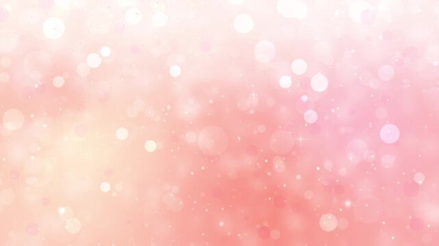 light of spring. sparkling beauty ingredients. pink glow. looping background.(150)