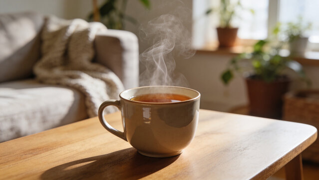 Hot cup of tea