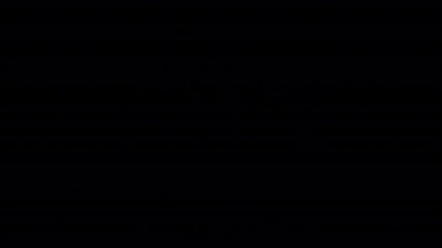 Abstract Minimalist Brush Stroke Element with Rough Texture on Black