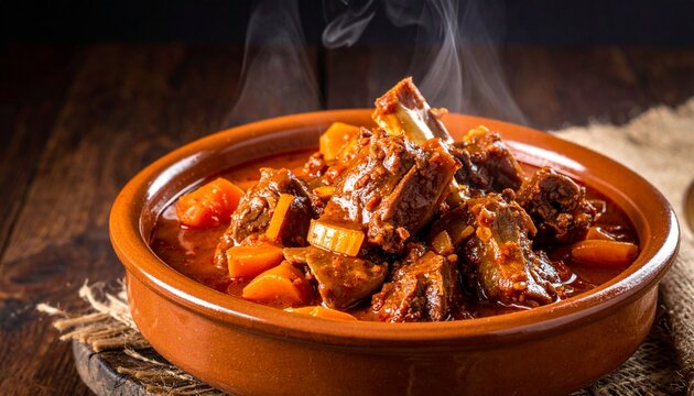 Andalusian Rabo de Toro Slow Braised Oxtail Stew